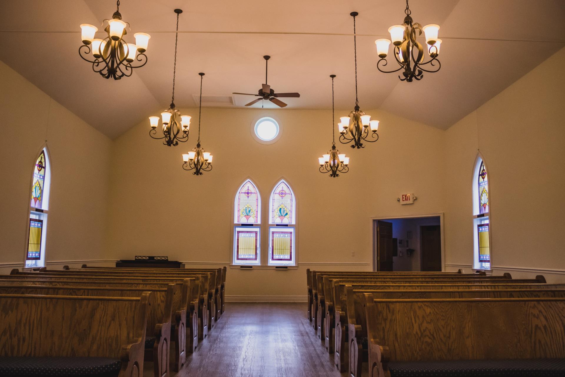 Hope Chapel aisle